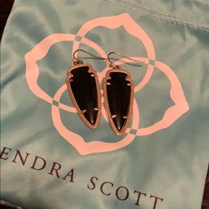 Kendra Scott Black Skylar Earrings